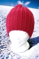 Preview: Bio-Strickhaube aus Bio-Merinowolle, GOTS-zertifiziert, mulesing-frei